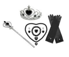 FunCo Wednesday Velká sada doplňků s rukavicemi a šperky 9v1