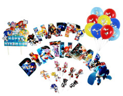 FunCo Velká narozeninová sada Ježek Sonic a přátelé 42ks