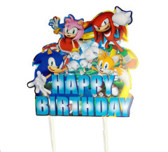 FunCo Velká narozeninová sada Ježek Sonic a přátelé 42ks