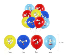 FunCo Velká narozeninová sada Ježek Sonic a přátelé 42ks