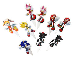 FunCo Velká narozeninová sada Ježek Sonic a přátelé 42ks