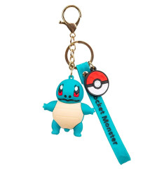 Bagito Dětská klíčenka Pokémon Squirtle s poutkem a karabinou