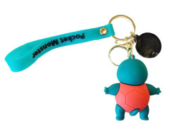 Bagito Dětská klíčenka Pokémon Squirtle s poutkem a karabinou