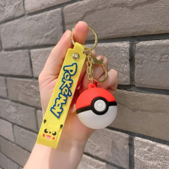 Bagito Dětská klíčenka Pokémon Pokébal s poutkem a karabinou