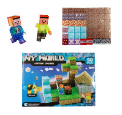 Toybit Magnetická stavebnice Minecraft Diamond world 50ks