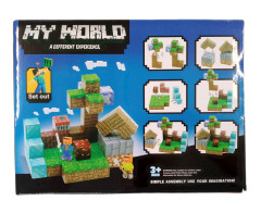 Toybit Magnetická stavebnice Minecraft Diamond world 50ks