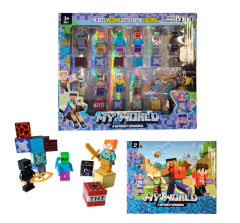 Toybit Magnetická stavebnice Minecraft s figurkami 36ks