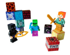 Toybit Magnetická stavebnice Minecraft s figurkami 36ks