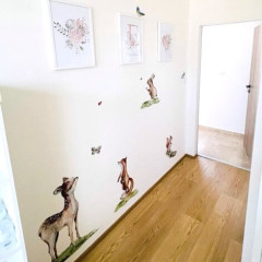 Inspio Samolepka na zeď Woodland - Veselá zvířátka z lesa N.1. (1170)
