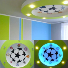 Inspio Samolepky na zeď - Fotbalové kluby UEFA 90x90cm (1270)