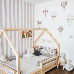 Inspio Samolepky na zeď - Samolepky balónů v hnědých barvách N.1. – Balóny 9 ks (1270)
