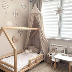 Inspio Samolepky na zeď - Samolepky balónů v hnědých barvách N.1. – Balóny 9 ks (1270)