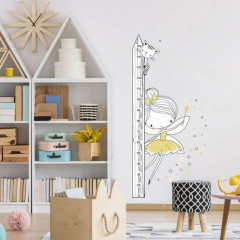 Inspio Samolepky do dětského pokoje - INSPIO víla ve dvou barvách - dětský metr