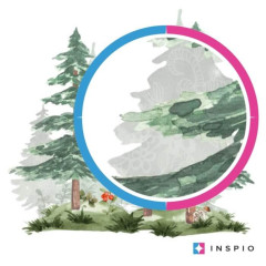 Inspio Samolepky na zeď - Lesní krajina v dětském pokoji