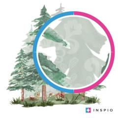 Inspio Samolepky na zeď - Les za svitu měsíce