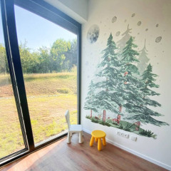 Inspio Samolepky na zeď - Les za svitu měsíce