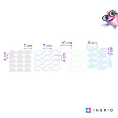 Inspio Samolepky do pokoje - Obláčky v modrých a šedých barvách