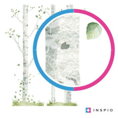 Inspio Samolepka na zeď - Břízy s ptáčky