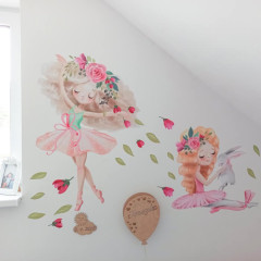 Inspio Samolepky na zeď dětské - Baletky