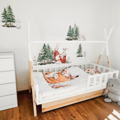 Inspio Dětské samolepky na zeď - Lesní zvířátka