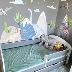 Inspio Samolepky do dětského pokoje - Dinosauří svět