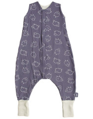 Kaarsgaren Merino spací pytel 70 cm s nožičkami – šedé ovečky