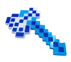 FunCo Svítící diamantová sekera se zvuky Minecraft 35cm