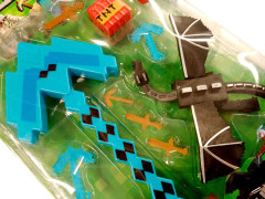 Toybit Kolekce figurek Minecraft Diamantový meč s doplňky 12ks