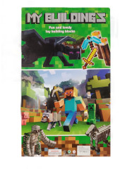 Toybit Kolekce figurek Minecraft Diamantový meč s doplňky 12ks
