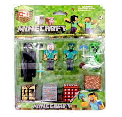 Toybit Kolekce figurek Minecraft se stavebními bloky 12ks