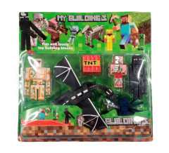 Toybit Kolekce figurek Minecraft My Buildings Enderdragon 6ks