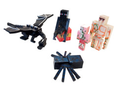Toybit Kolekce figurek Minecraft My Buildings Enderdragon 6ks