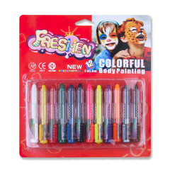 FunCo Dětská sada barev na obličej v tužce basic 12ks