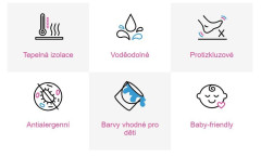 Dětské samolepky na zeď - Hravé srnky v březovém lese (5)