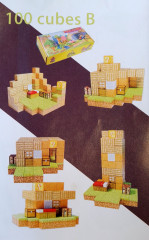 Toybit Magnetická stavebnice Minecraft Domeček s postavičkou 101ks