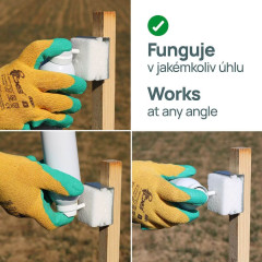 Dřevěný kůl pro pachový ohradník 100 × 2,5 × 2,5 cm (2)