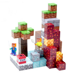 Toybit Magnetická stavebnice Minecraft Diamond Lava TNT 87ks