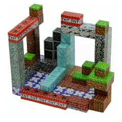 Toybit Minecraft Magnetická stavebnice XL Diamond TNT Redstone 184ks