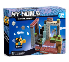 Toybit Minecraft Magnetická stavebnice XL Diamond TNT Redstone 184ks