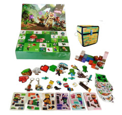 Toybit Adventní kalendář Minecraft Magnetické kostky a jiná překvapení