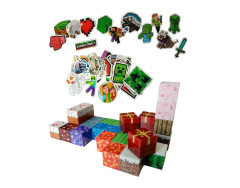 Toybit Adventní kalendář Minecraft Magnetické kostky a jiná překvapení