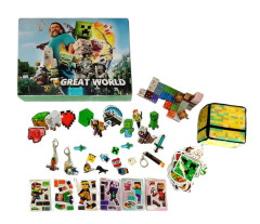 Toybit Adventní kalendář Minecraft Magnetické kostky a jiná překvapení