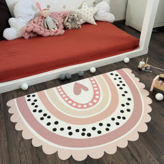 Podložka na hraní pro děti do dětského pokoje - Duha v pastelových barvách (6)