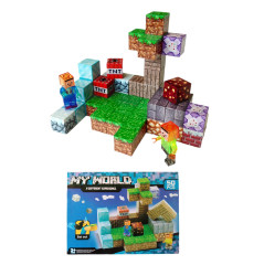 Toybit Magnetická stavebnice Minecraft Diamond world 50ks