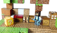 Toybit Magnetická stavebnice Minecraft Special Lucky block s postavičkou 101ks