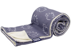 Kaarsgaren Dětská deka bavlna / merino – šedé ovečky