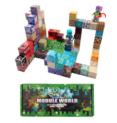 Toybit Magnetická stavebnice Minecraft Special blocks 102ks