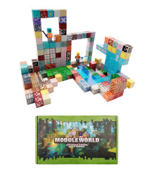 Toybit Magnetická stavebnice Minecraft Special blocks 202ks