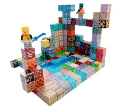 Toybit Magnetická stavebnice Minecraft Special blocks 202ks