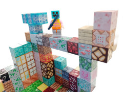 Toybit Magnetická stavebnice Minecraft Special blocks 202ks
